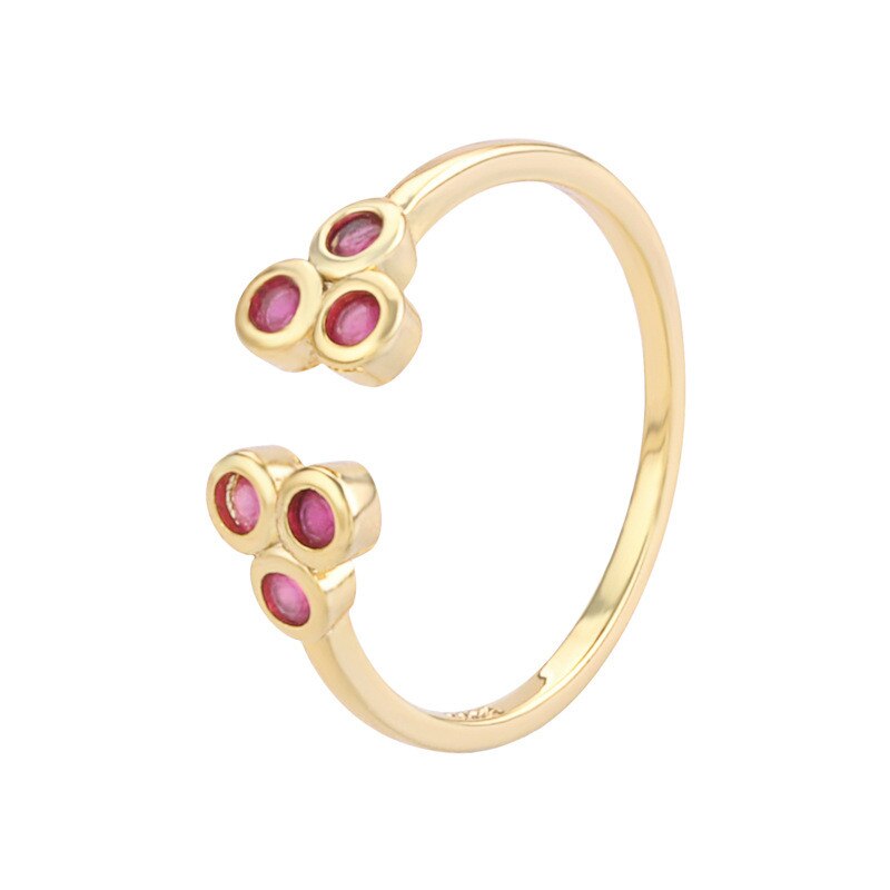 CC Rings For Women S925 Silver Plated Classic Jewelry CZ Yellow Gold Color Open Ring Bridal Wedding Accessories CC1598