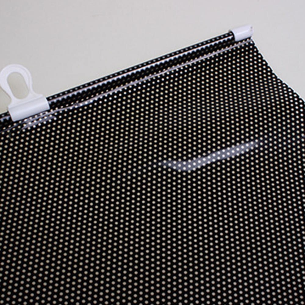 Black Car Auto Window Roll Blind Sunshade Windshield Sun Shield Visor 58 x125cm Car Automatic Winding Sunshade
