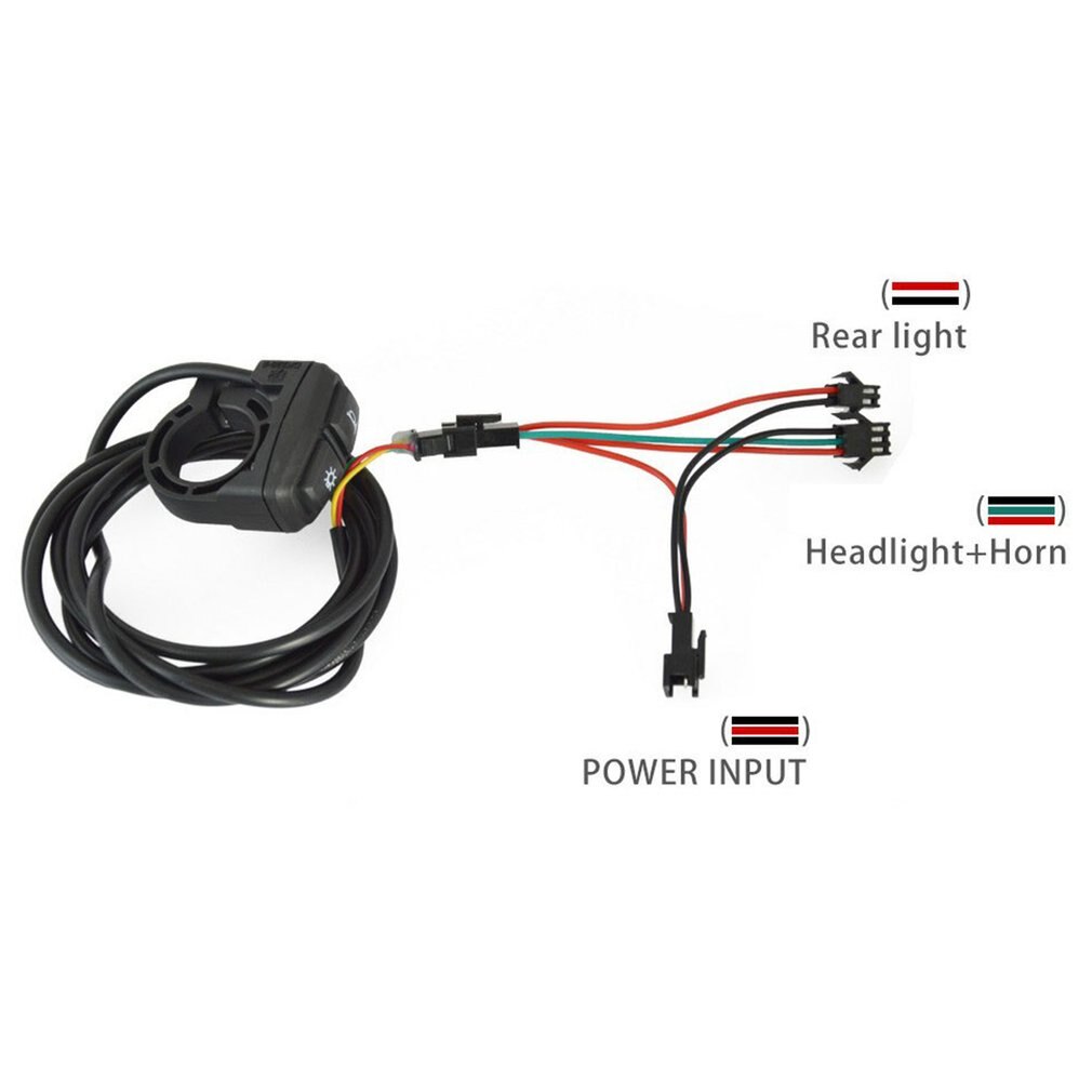 Elektrische Fiets Scooter Lichtschakelaar DK226 Ebike Lamp En Claxon Schakelaar DK336 Voor Motorfiets Knop Kan Controle Richtingaanwijzer
