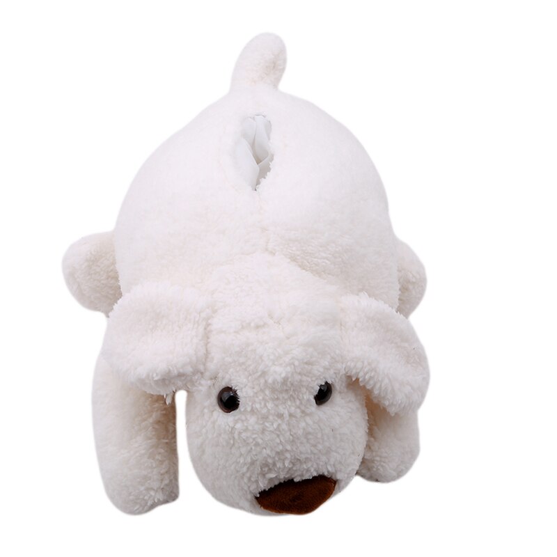 Novelty Napkin Holder Cute Teddy Plush Doll Tissue Box Cover Dispenser