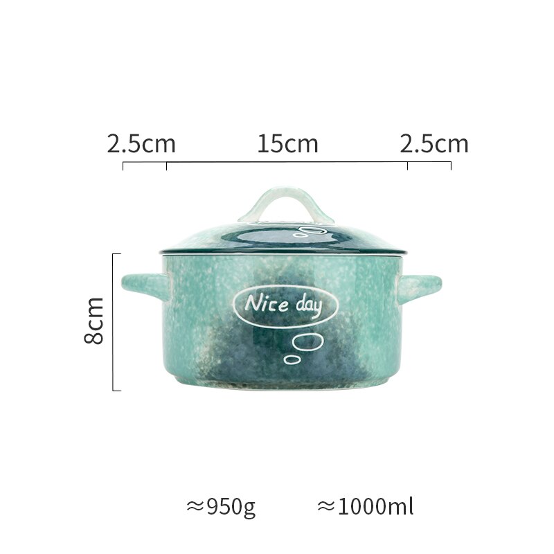 Timemore nordisk gradient porcelæn middagstallerken og fade skålsæt keramisk nudelsuppe salat biural skål oval fisketallerken: 6 tommer bianural skål