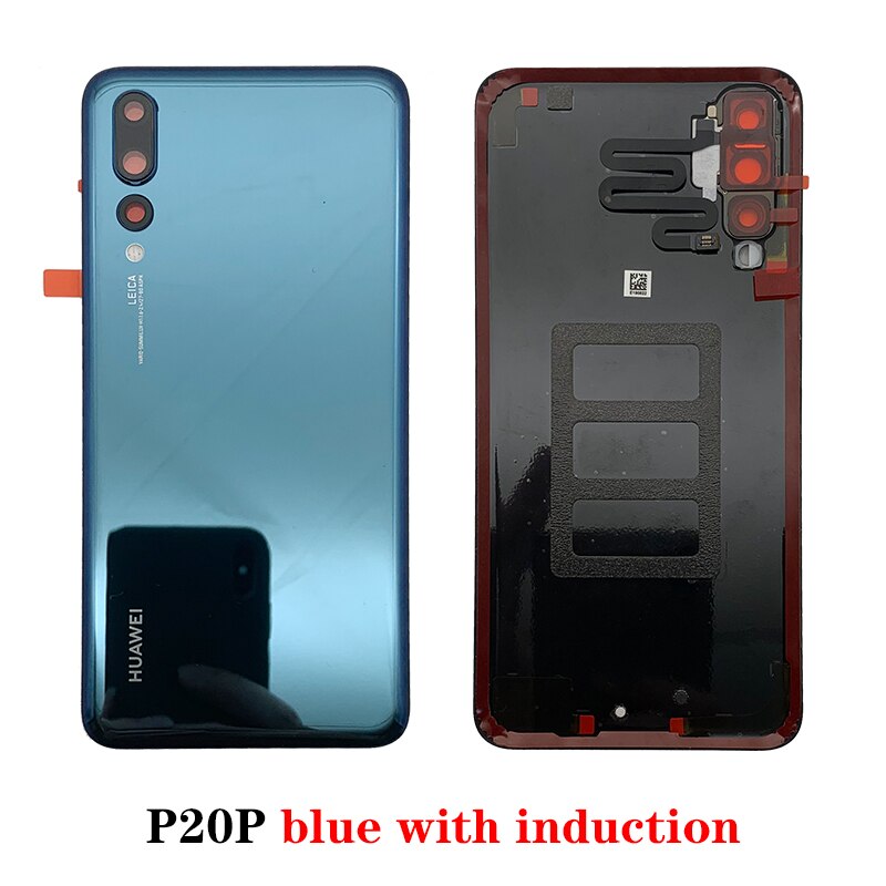 100% Originele Huawei P20pro Batterij Cover Voor P20 Pro Vervang De Batterij Cover Met Camera Cover P20 Pro: Blue With sensor