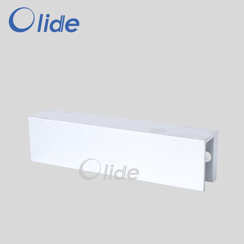 Aluminum Alloy Material Magnetic Lock Clip For Swing Glass Door, Glass Door Magnetic Lock Door Clip
