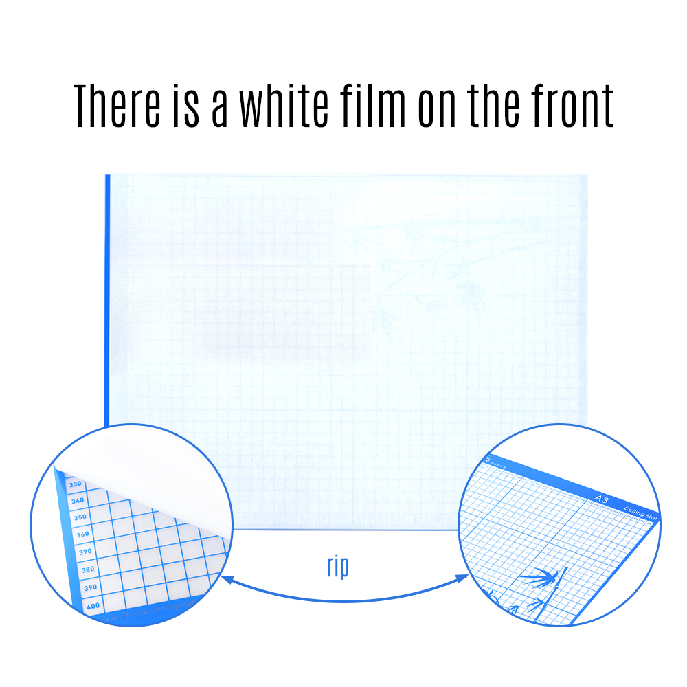 Standard Cutting Mat ReplacementGrip Adhesive Mat with Measuring Grid for Silhouette Cameo Cutting Plotter Machine