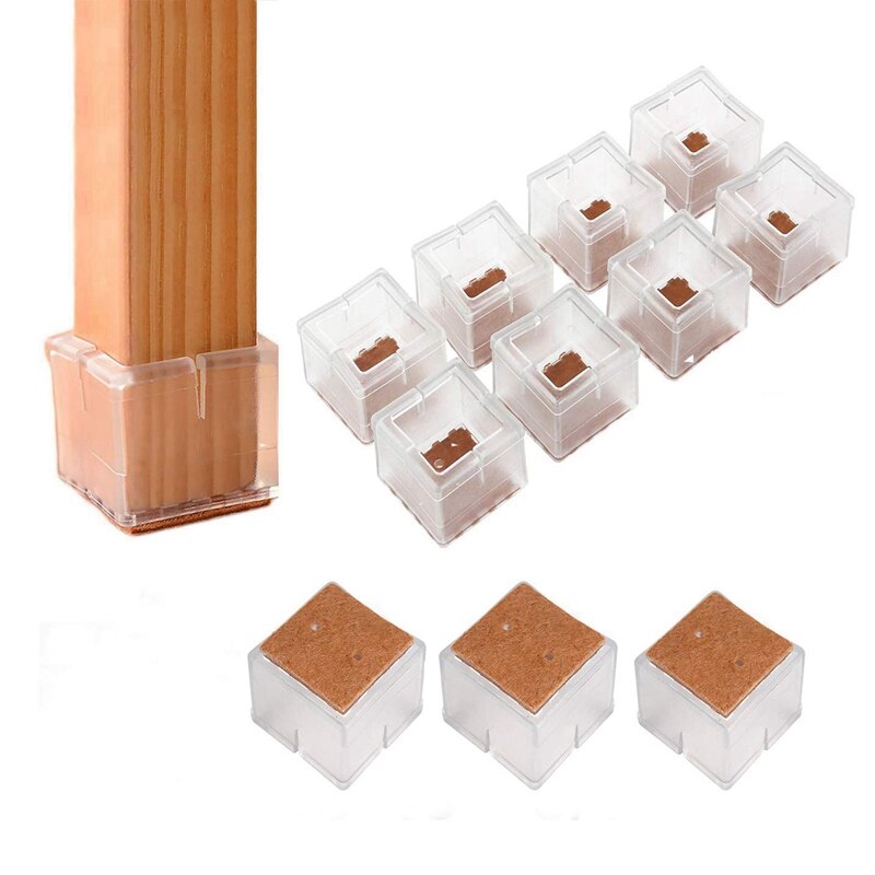 24Pack Chair Leg Floor Protectors Silicone Chair Leg Protectors Leg Caps Furniture Protectors Table Chair Feet Protector