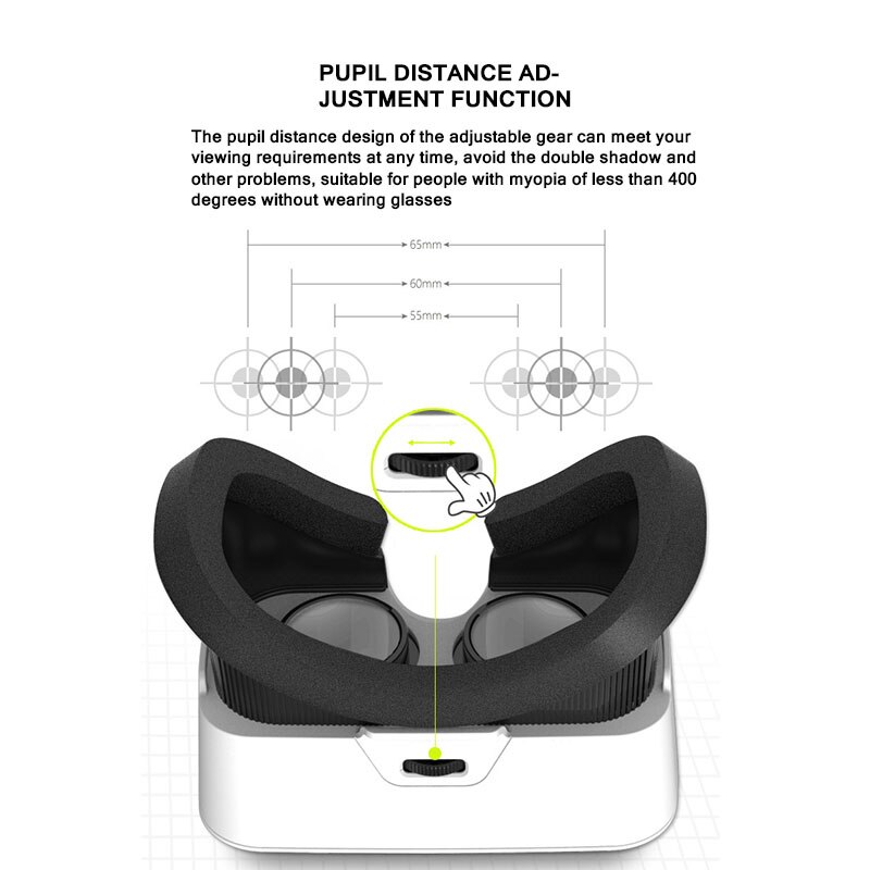 Mini Vr Bril 3D Bril Virtual Reality Bril Vr Headset Voor Google Kartonnen Smartphone Draagbare Vr Bril Voor Kid Vrouw