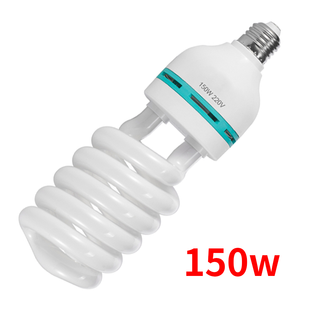 Bombillas de iluminación de maíz para fotografía de 150 vatios, Base E27, lámparas de bombilla LED de alto brillo, luz diurna de 5500K para Softbox, estudio fotográfico: YELLOW