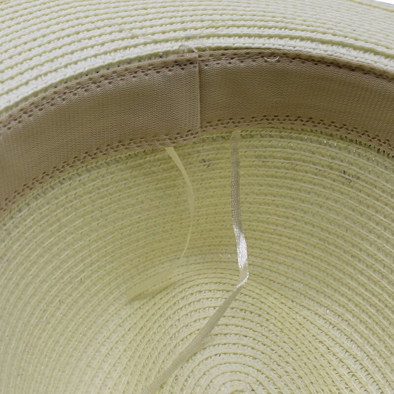 Summer unisex sun hat casual vacation Panama straw hat women wide brim Beach jazz men hats Foldable Chapeau