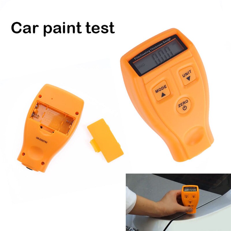 Gm200 digitala beläggningsfilm färgtjockleksmätare testare icke-magnetiska mätinstrument för biltjockleksmätare