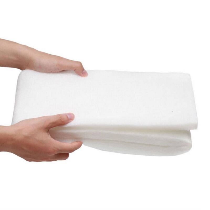 1 set 100 x 13.5 x 3cm aquariumfilter superdikke biochemische filterkatoenen spons voor aquarium bio-schuim skimmer
