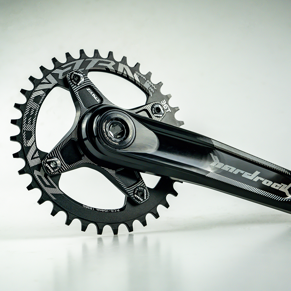 ZRACE Kettingbladen Kettingwielen 32T/34T/36T/38T BCD104, smalle breedte tand AL7075 CNC voor MTB