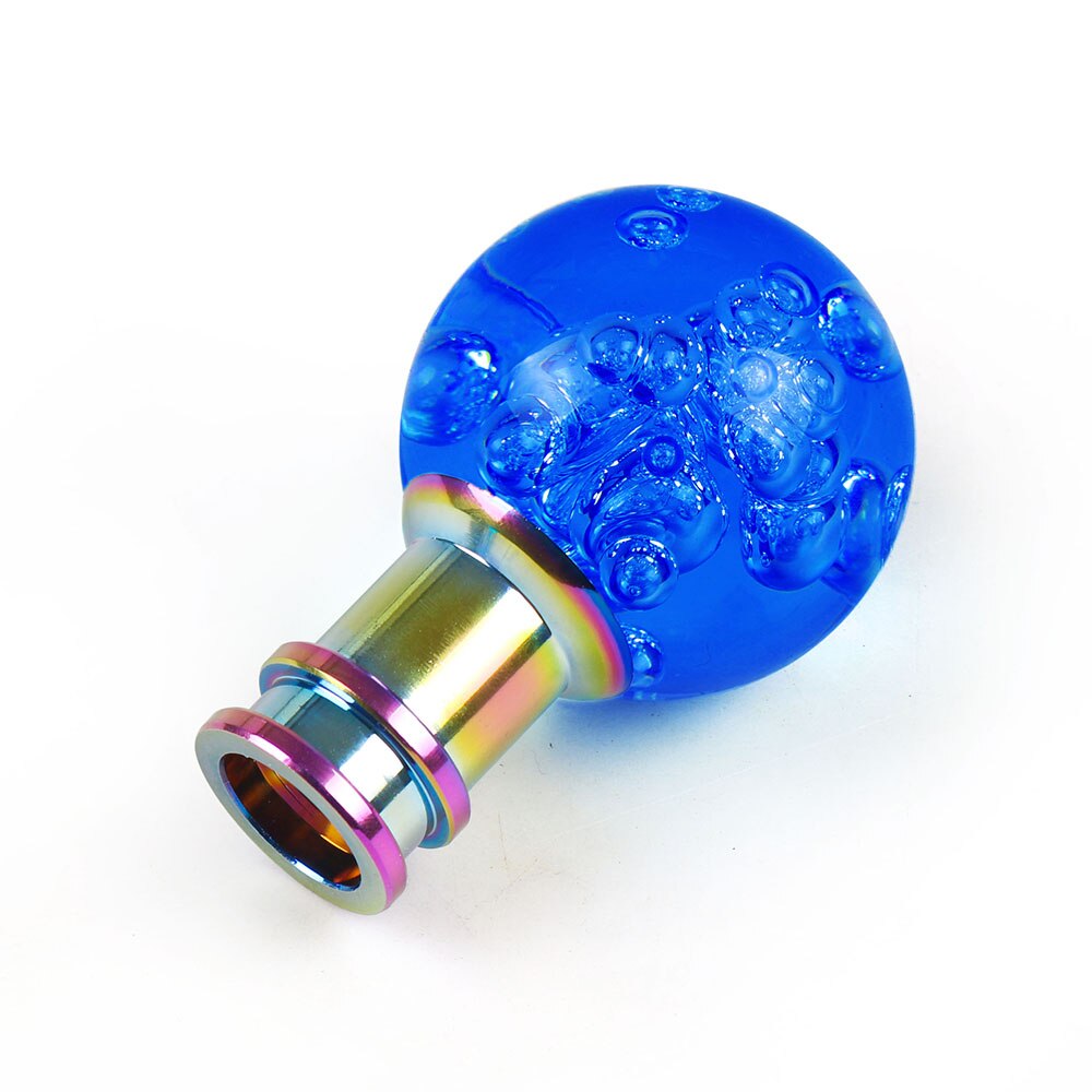 Car Manual Shift Knob Acrylic Gear Shifter Head Shift Knob Stick Crystal Transparent Bubble Pink Blue Clear Gear Shift Knob