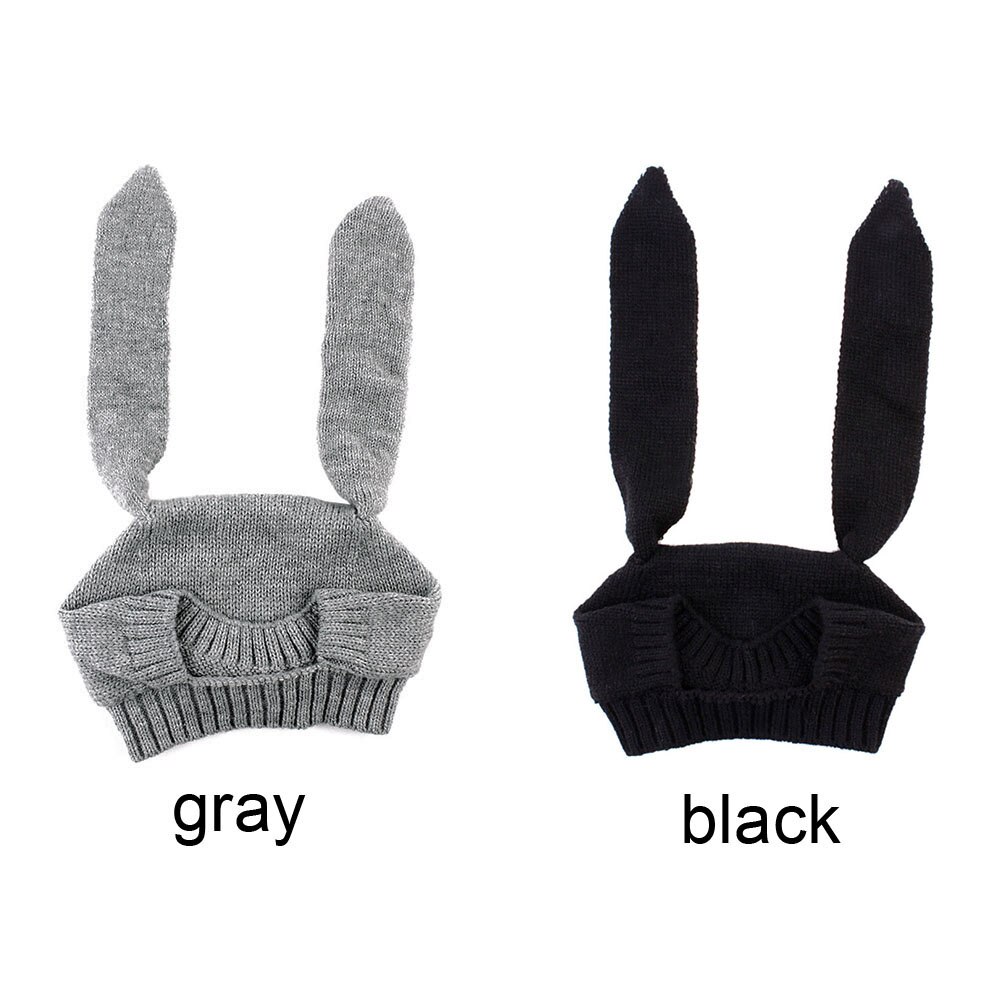 1Pc Mode Baby Konijn Oren Gebreide Muts Baby Peuter Winter Cap 1-3 Jaar Meisje Jongen Accessoires Fotografie props Voor Kinderen
