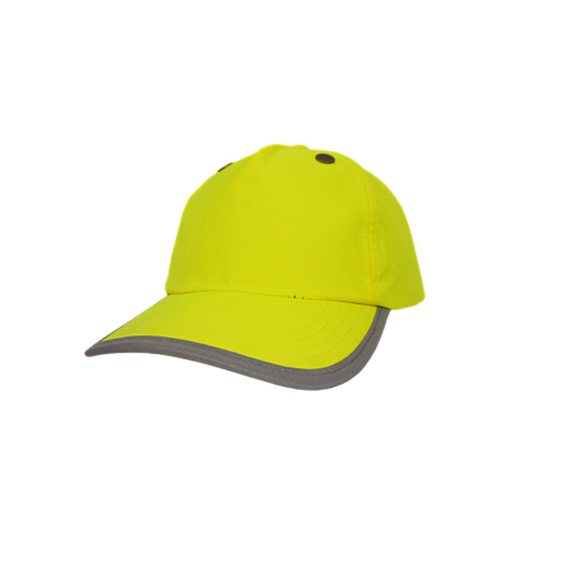 High Visibility Reflective Baseball Cap Yellow Safety Hat Work Safety Helmet Washable Hat Safety Traffic Cap