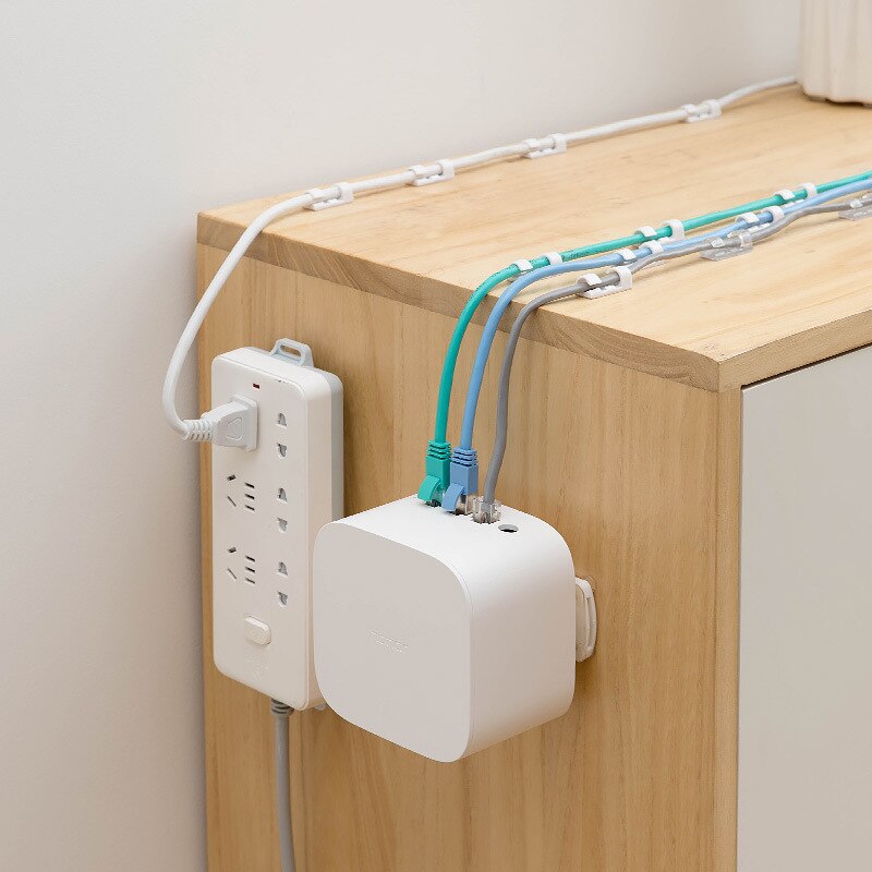 Support autocollant de prise de courant sans couture, sans perforation, fixation murale, supports de barre d&#39;alimentation, rangement pour prises, support d&#39;étagère