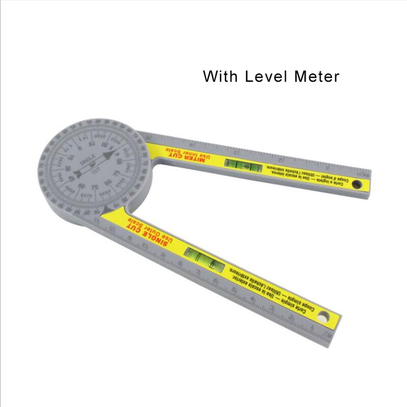 Verstekzaag Gradenboog Heerser Digitale Gradenboog 360 Graden Hoekzoeker Inclinometer Abs Gauge Meten: Goud