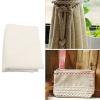Nature Linen Needlework Household Modern Art Handmade DIY Craft Fabric Plain Solid Colour Linen Fabric Cloth Hemp Jute