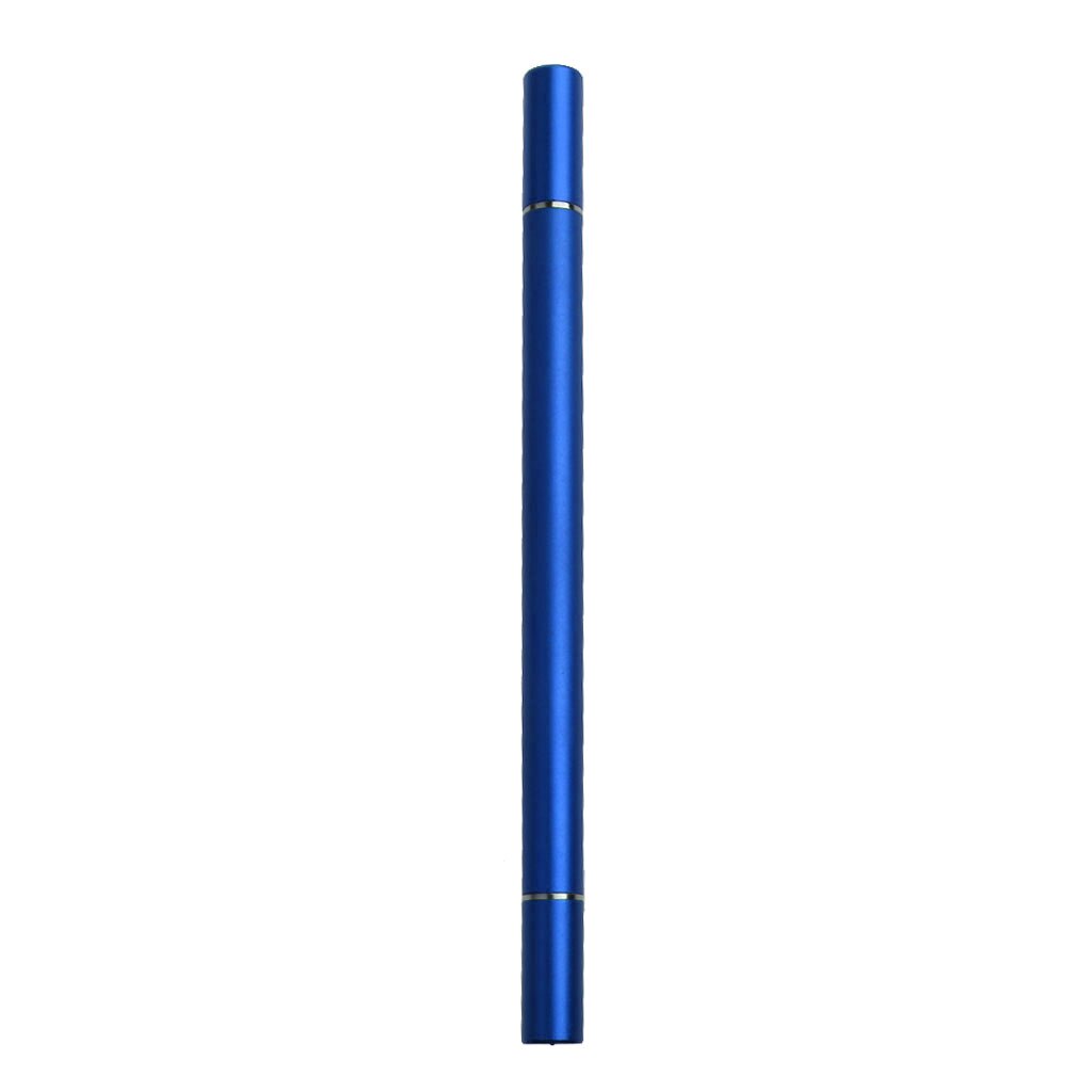 2in1 Universal Touch Screen Stylus Pen For Android IOS Phone Tablet Drawing Smart Mobile Phone Pen For iPad iPhone Pencil Stylus: Dark blue