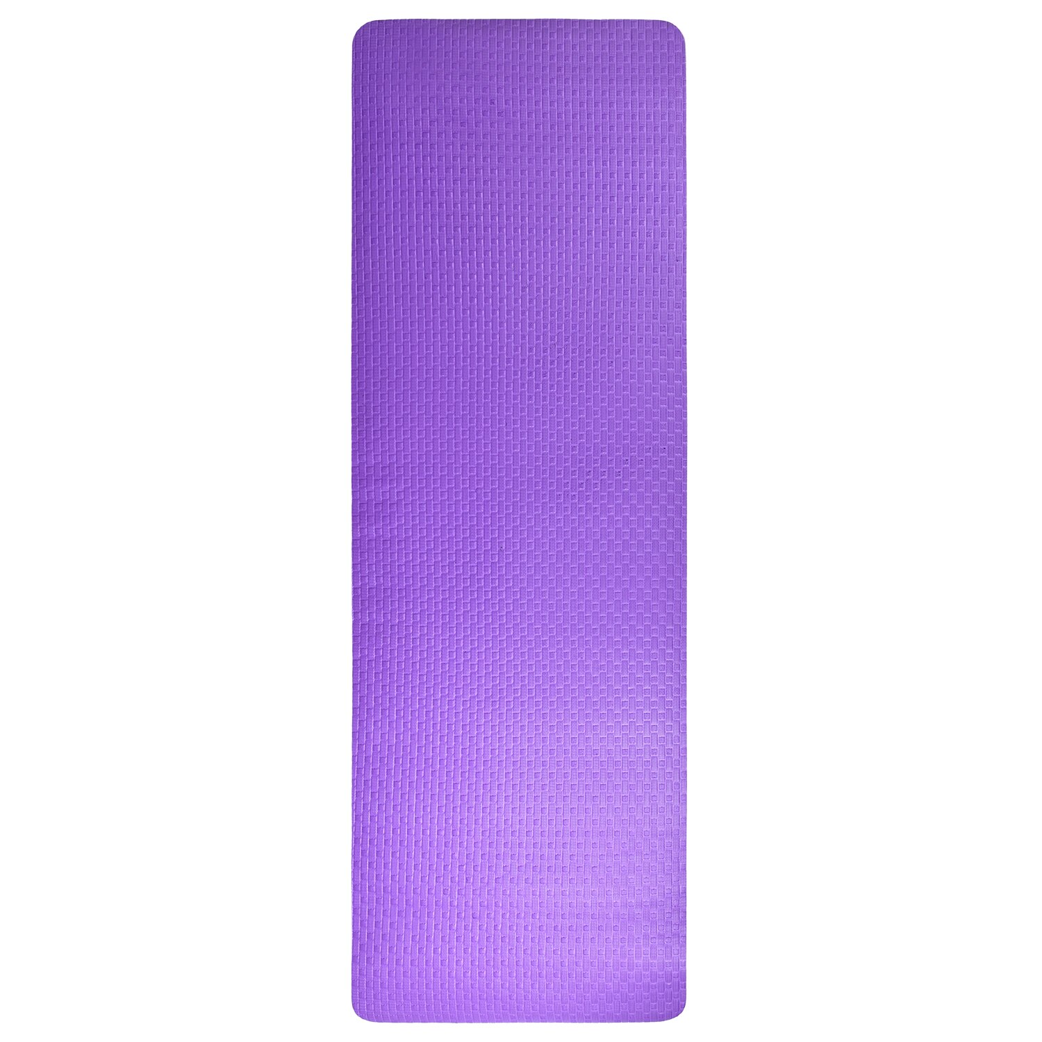 Yoga Mat 6mm Thick - 183x61cm Non-Slip Pilates Exercise Pad with Mesh Carry Bag