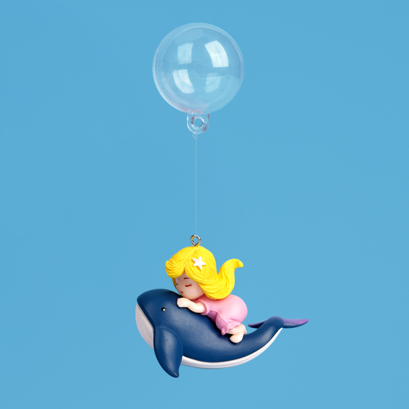 Fish Tank Decorations Mini Cartoon Ornaments Floating Diver Aquarium Ornaments Small Floating Ball Aquarium Accessories: Red