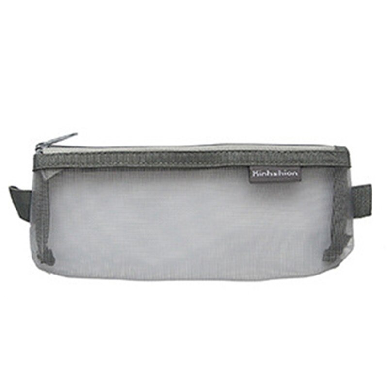 1Pc Nylon Mesh Potlood Gevallen Eenvoudige Stijl Pencilcase School Pen Geval Levert Kawaii Etui Voor Kantoor Doos Potloden pouch: GY-S