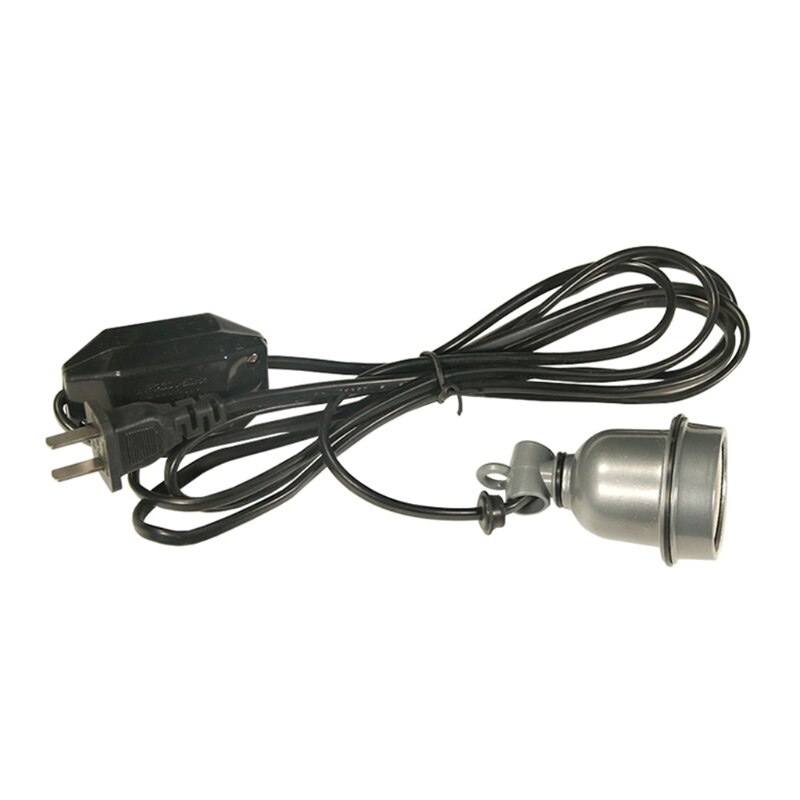 LED Light Socket Extension Cord with Switch for Pendant Lighting Bulb Lamp Extension Hanging Lantern Cord Cable E27 Sockets