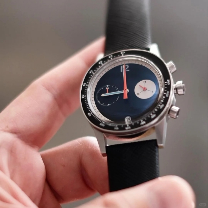 Uhren für Herren, luxuriöse , Automatikwerk, luxuriöse Sport-hoch-Ende-Mechanikuhr für Herren bin Handgelenk: Schwarz