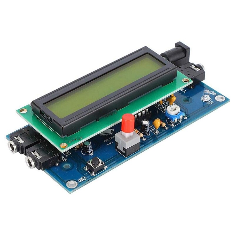 JABS Morse Code Reader,CW Decoder Morse Code Translator Module LCD Display Ham Radio Telegraph DC12V Decoder