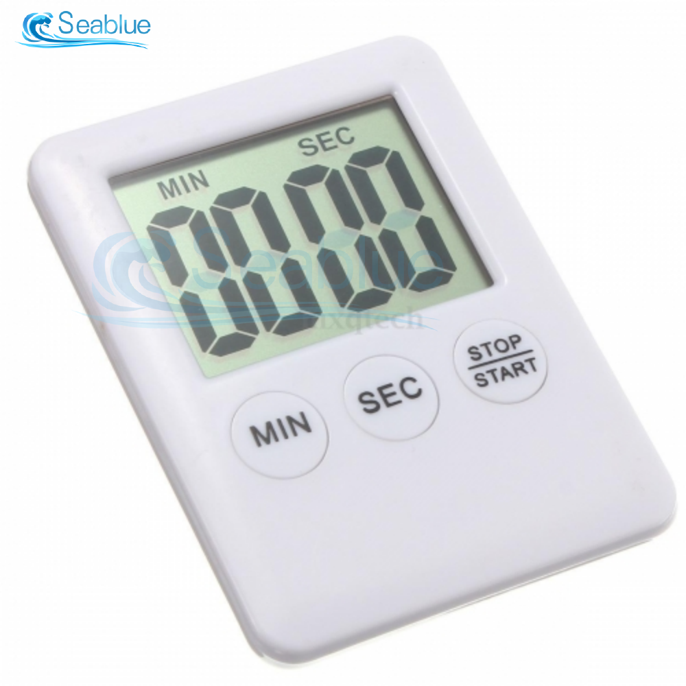 Minuterie de cuisine électronique numérique, minuterie électronique multifonction, chronomètre, affichage LCD, Mini pour les exercices sportifs, la pâtisserie et la cuisine