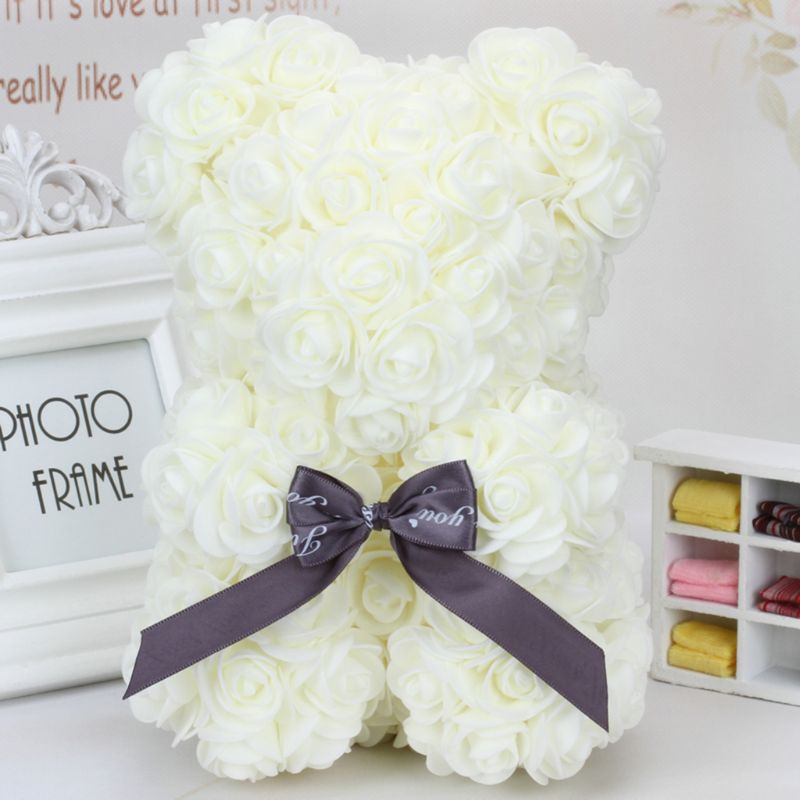 Bruiloft Bloem Beer Decoratie Handgemaakte Bloemen Leuke Mode Kunstmatige Ornamenten Pop Valentines Bruiloft Bloem Mand: BG