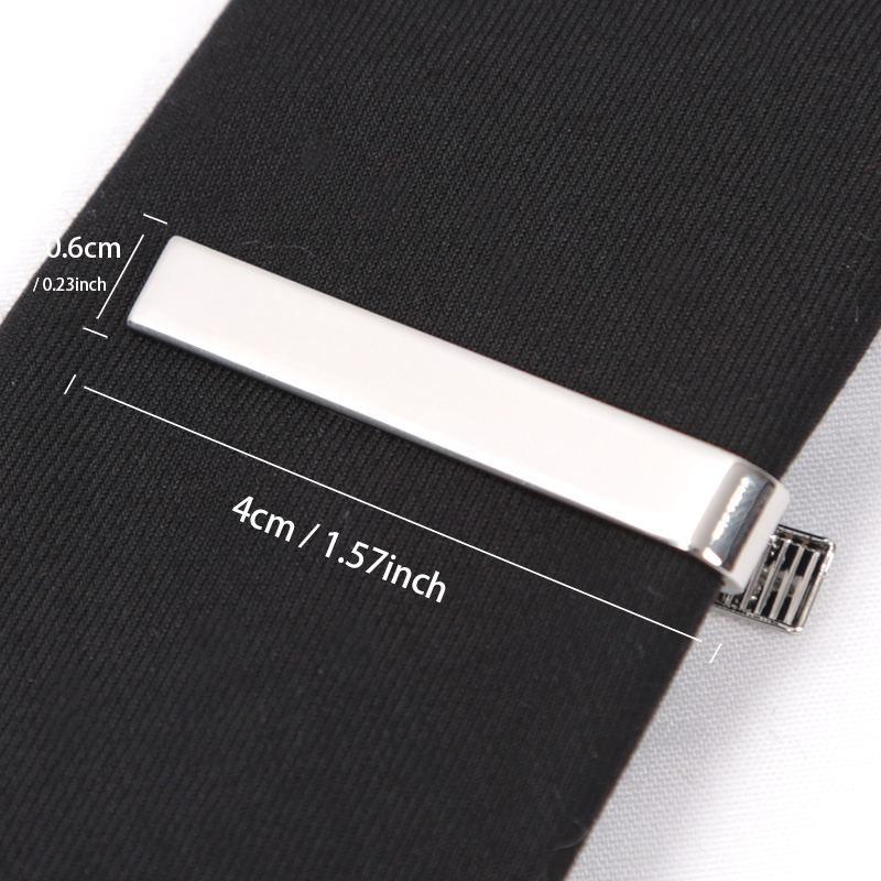 Clips de corbata, corbatas de de Color dorado para hombres, , cierre de barra Simple de Metal, accesorios prácticos para corbata, Pin de corbata, Clip para Collar para hombre: Rojo