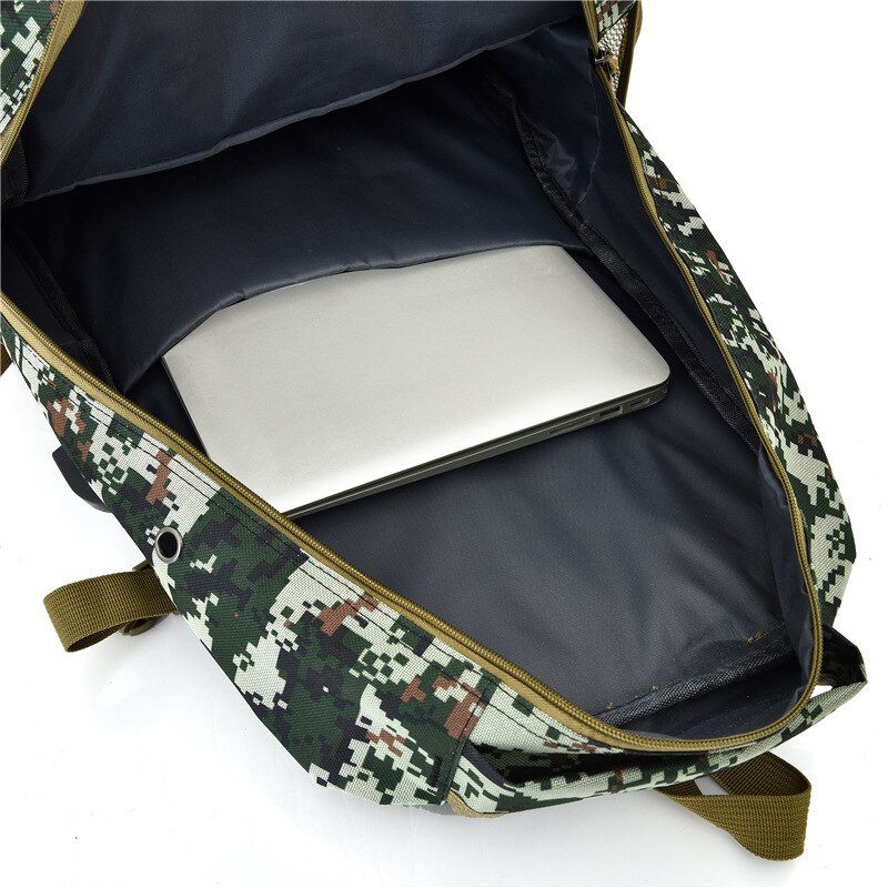 55L Rucksack Team Entwicklung Ausbildung Armee Fan Rucksack USB Clever Schul Hochschule Studenten Militärische Ausbildung Wandern