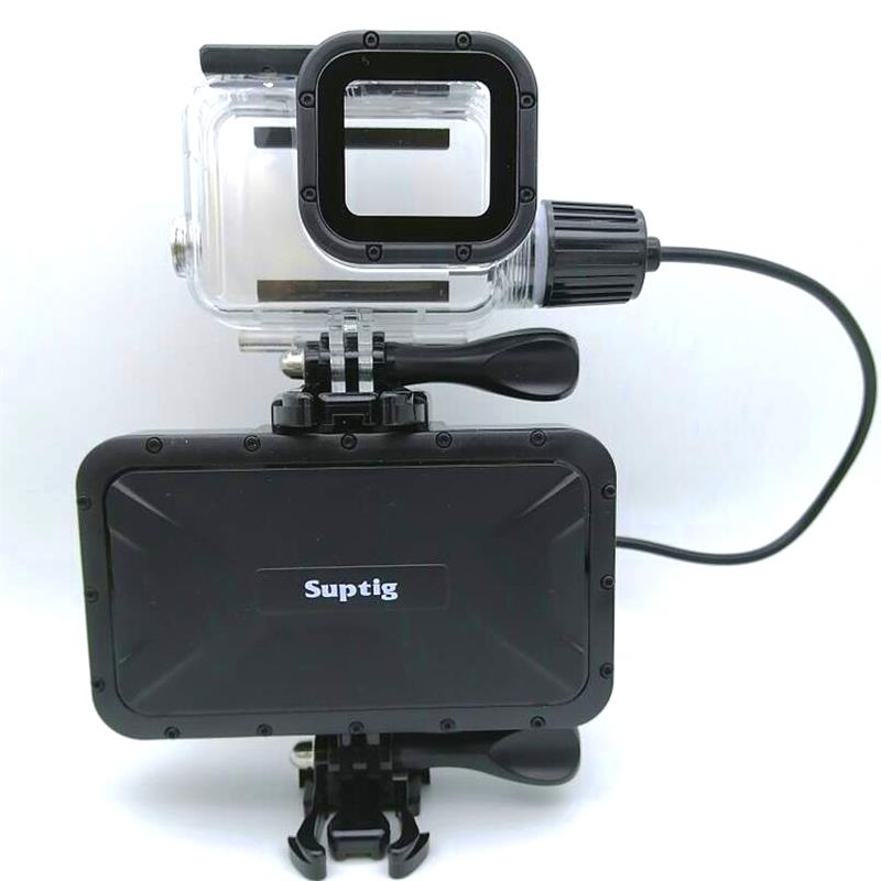 Suptig – chargeur de batterie 7800mAh, boîtier étanche pour caméra GoPro Hero 10/9/8/7/5/4/3 +/3 Action