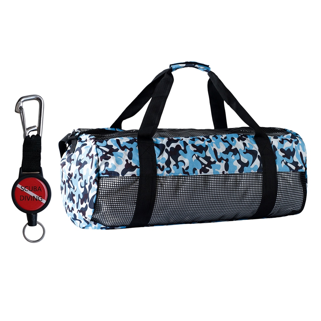 LOMO Mesh Tauchtasche - 79x40cm Schnelltrocknend - Transporttasche Für Tauchen & Wassersport