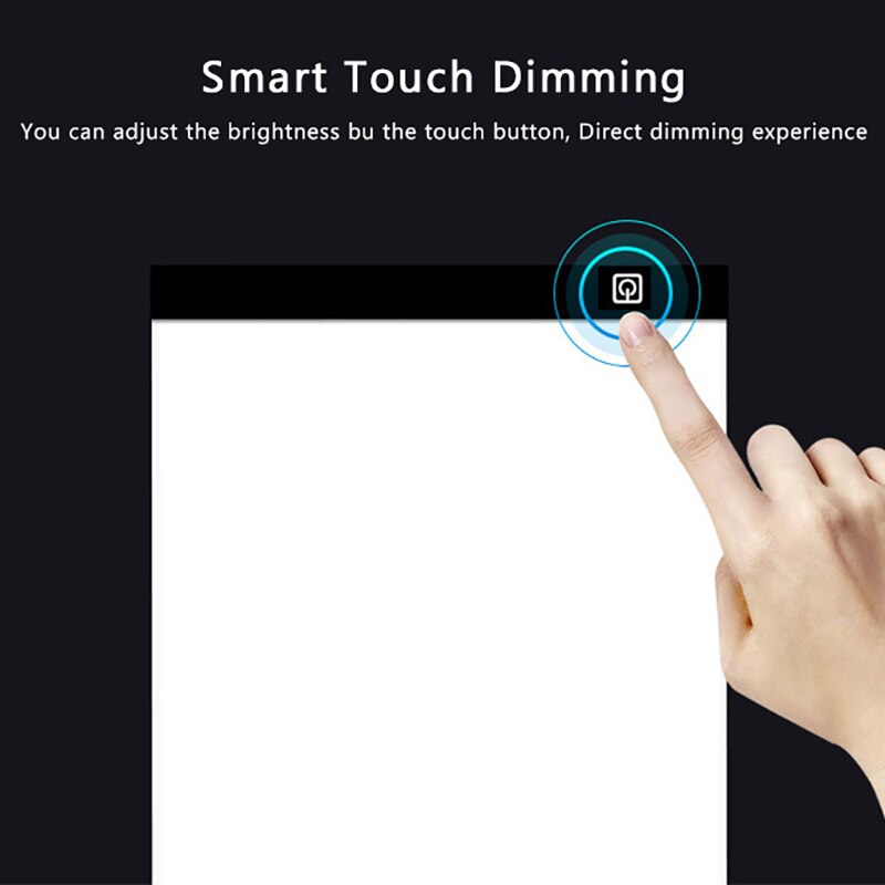 Tablette de dessin De Diamant Peinture Carte USB Copie D'art Pad Écriture Dessin Wacom Traçage Lumière Led Pad