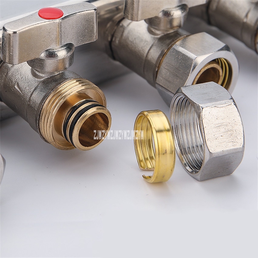 Floor Heating Manifold Geothermal Water Separator Valve Divider Knockout Drum Trap Steel Stainless Steel Set Water Segregator
