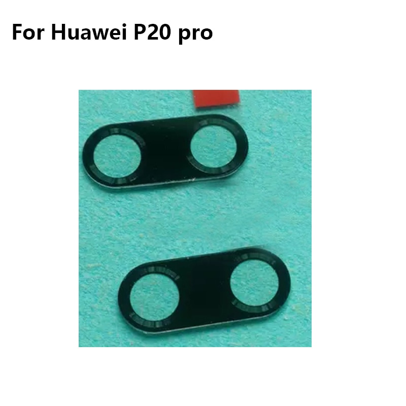 2 stks Voor Huawei P 20 pro Vervanging Back Rear Camera Lens Glas Voor Huawei P20 pro P20PRO
