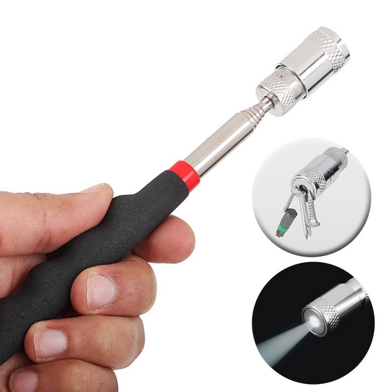 Mini Draagbare Telescopische Magnetische Magneet Pen Tool Capaciteit Voor Picking Up Moer Bout Uitschuifbare Pickup Staaf Stok