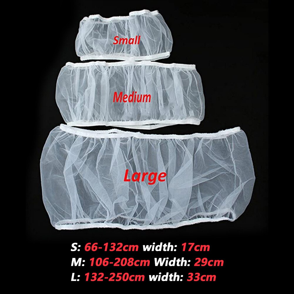 Nylon Mesh Bird Cage Cover Dust Proof Skirt Net Bird Cage Parrot Cage Net Easy Cleaning Seed Catcher Guard Pet Accessories