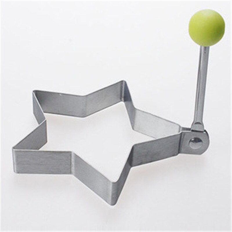 1 Pc oeuf Shaper à la coeur étoile en acier inoxydable oeuf moule cuisine Gadget outils de cuisson: Star