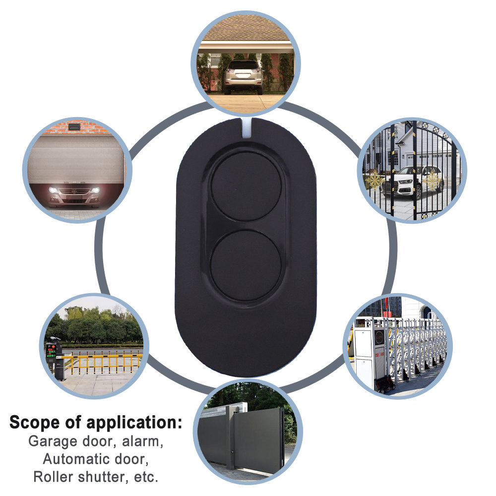 1/3/5/10pcs DITEC Entrematic ZEN2 ZEN4 BIXLS2 BIXLP2 GOL4 BIXLG4 Porte de garage Télécommande 433MHz Rolling Code