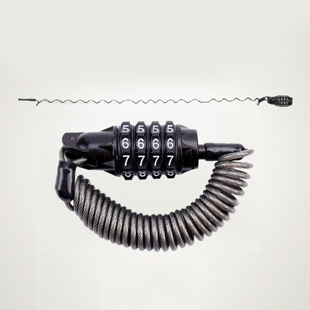 Combinatieslot Fietsslot Voertuigen vergrendelen Compact en draagbaar Viercijferige combinatie Verborgen sleutelgatontwerp