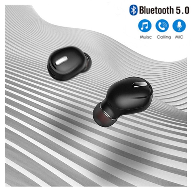 Mini In-Ear 5.0 Bluetooth Oortelefoon Hifi Draadloze Headset Met Microfoon Sport Oordopjes Handsfree Stereo Geluid Koptelefoon Voor Alle telefoons