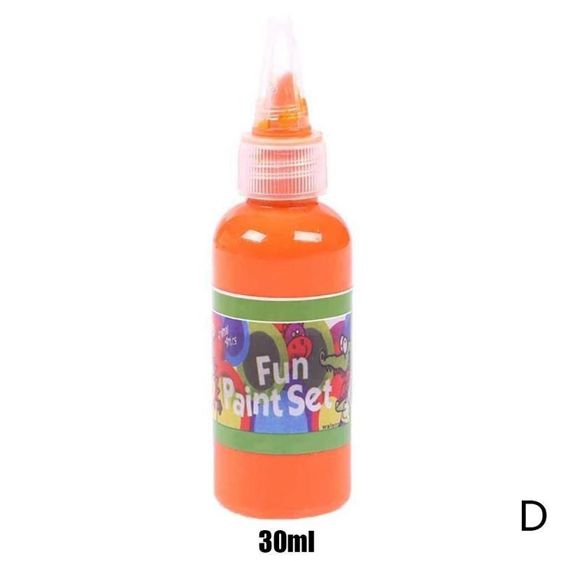 30ml Lavabile Pittura con le Dita Pigmento Liquido Disegno Giocattolo FAI DA TE Pittura con le Dita Mestiere Handmade del Pigmento Colorante Additivi Per Il FAI DA TE Slimes: D