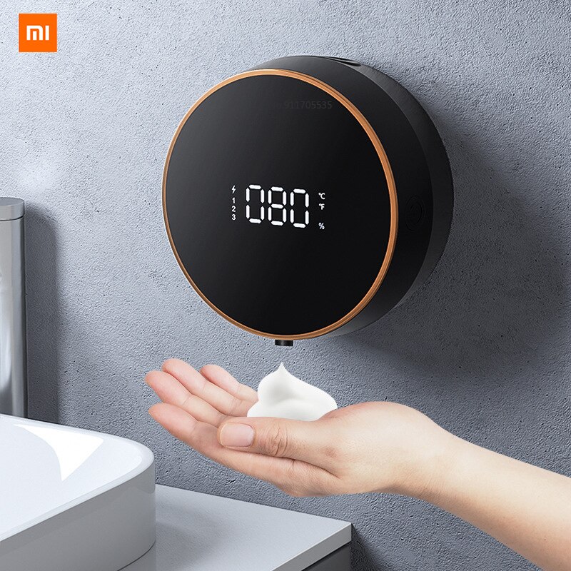 2022 Xiaomi Mijia Led Screen Automatische Inductie Schuimende Hand Wasmachine Wassen Automatische Zeep 0.25S Infrarood Sensor Voor Smart Woningen