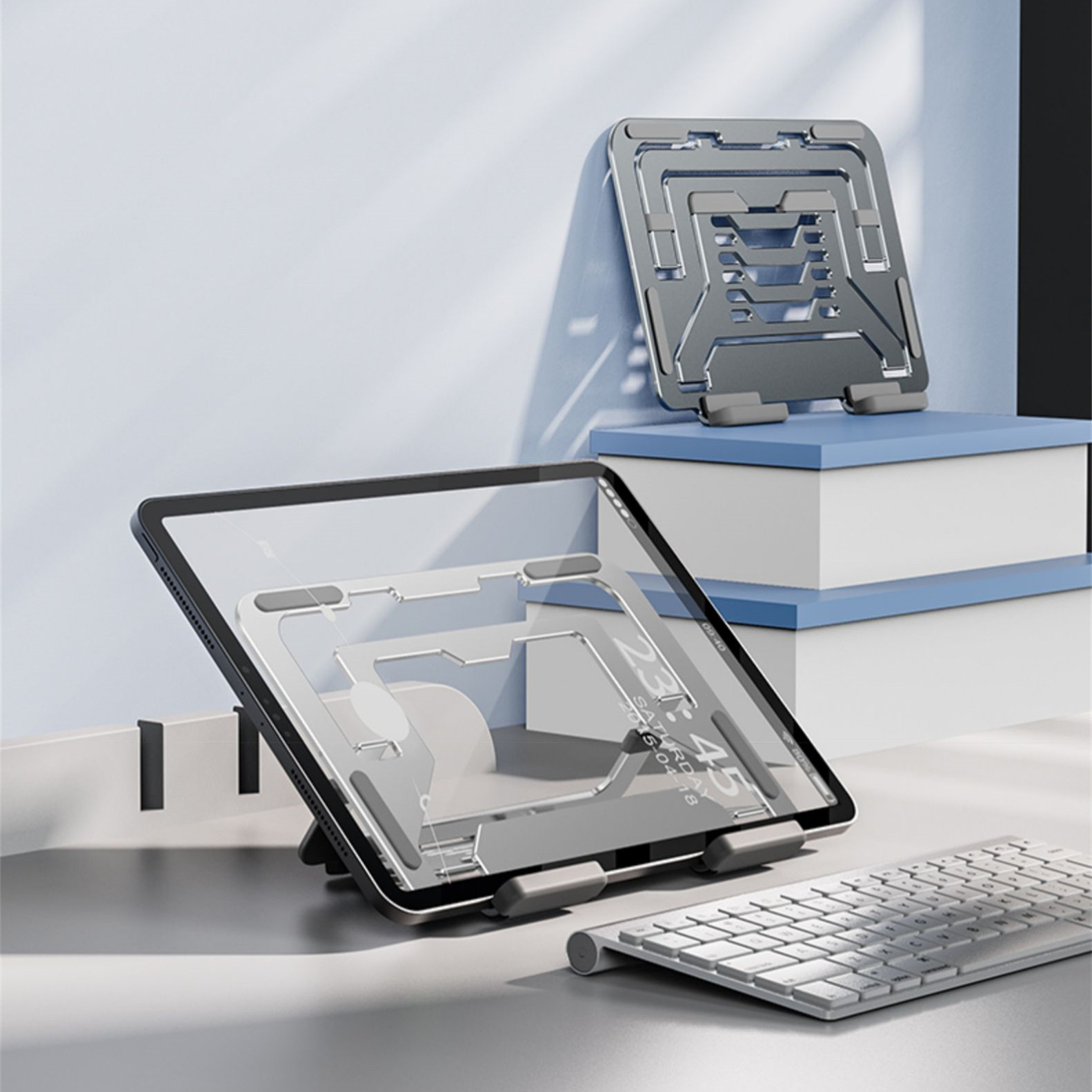 Tekening Digitale Tabletten Houder Tablet Stand Voor Ipad Pro Air Mini 7-12.9 &#39;&#39;Aluminium Tekening Monitor Houder Verstelbare ipad Stand