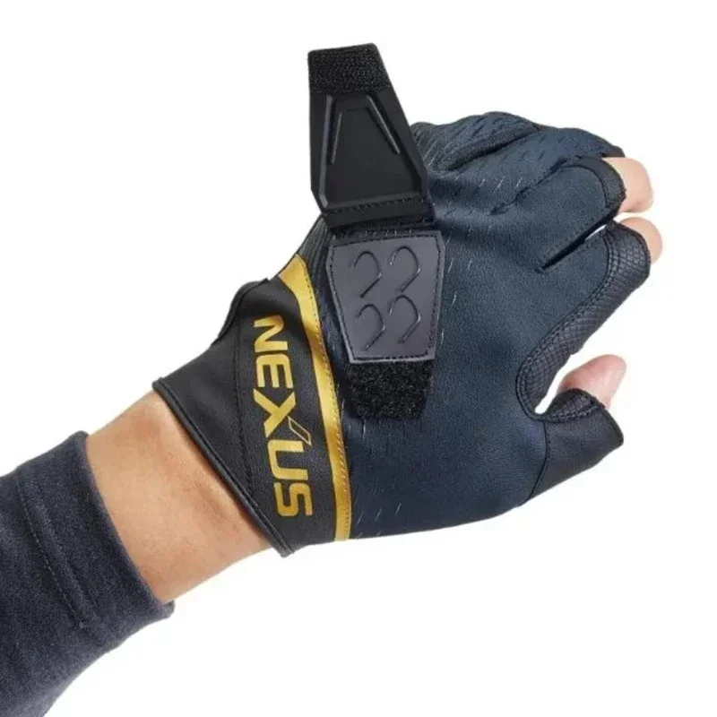 Rutschfeste Angelhandschuhe GL-112V Winter elastische 3-Finger-Schnitt winddichte und warme Felsen-Angelhandschuhe wasserdichte Angelhandschuhe