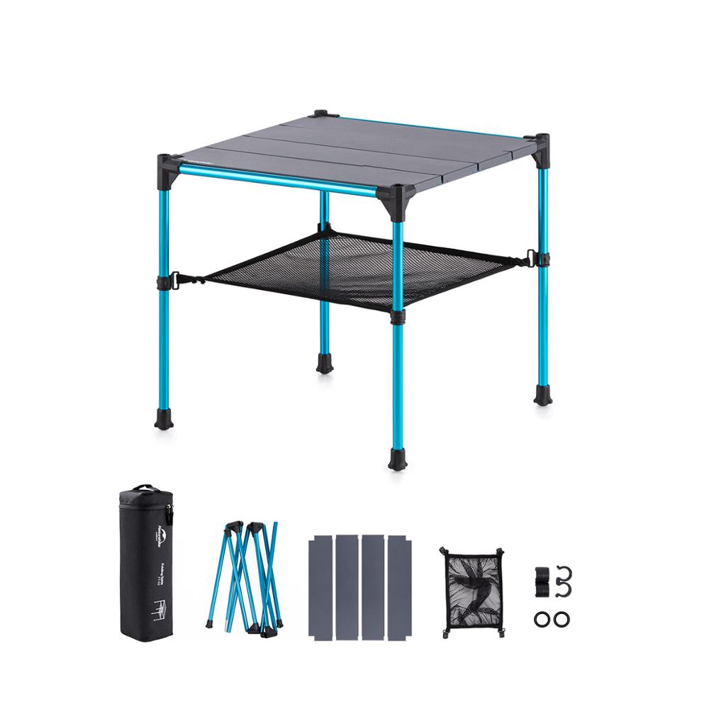 Nature Hike Outdoor Portable Ultralight Splicable Folding Camping Desk Changeable Dinner Table For Family Party Picnic Barbecue