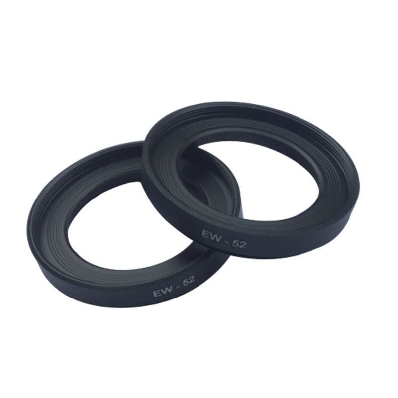 Metal Screw-in Hood Metal Lens Hood Sunshade Replace EW-52 For Canon RF 35mm F1.8 MACRO IS STM Metal Screw-in Hood Metal Lens Hood Sunshade Replace EW-52 For Canon RF 35mm F1.8 MACRO IS STM