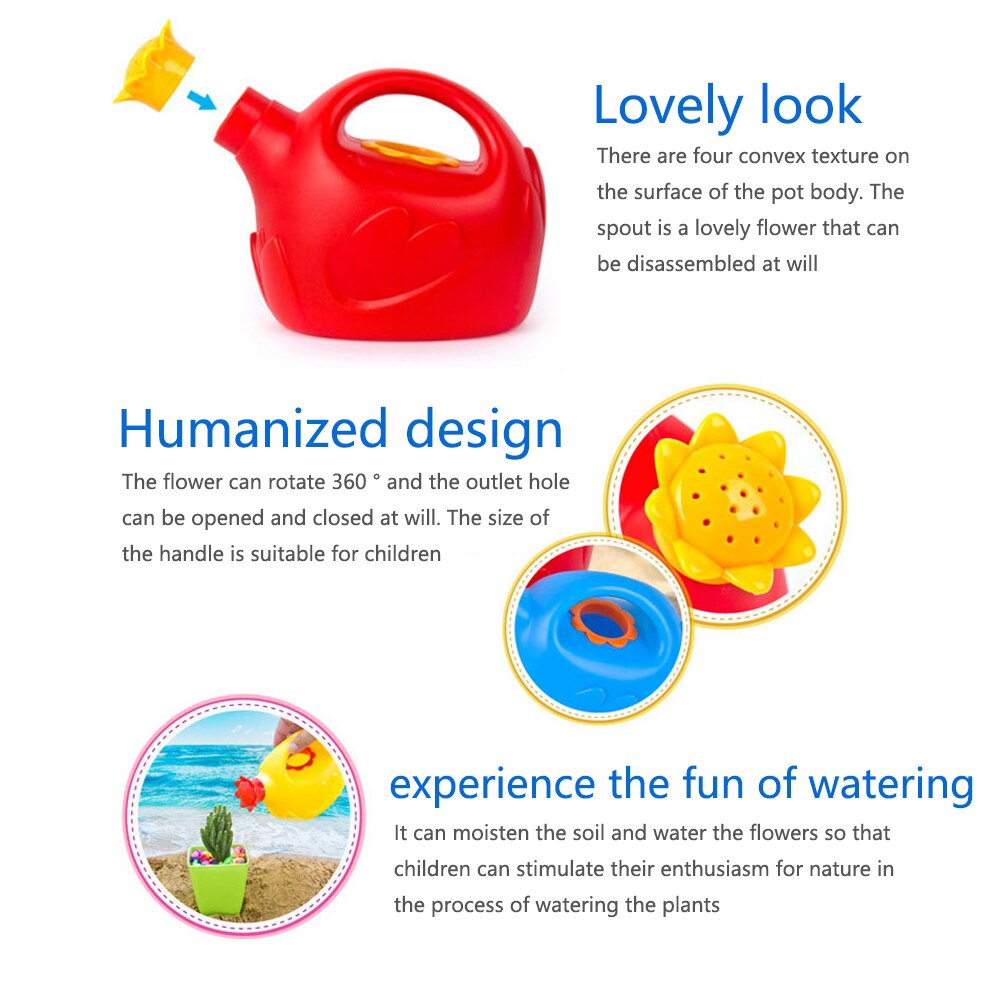 Educatief Leuke Cartoon Gieter Speelgoed Draagbare Kinderen Strand Bad Outdoor Home Sprinkler Zand Funny Badkamer Niet Giftig
